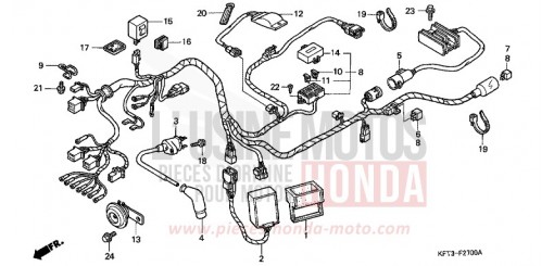 WIRE HARNESS CLR125W de 1998